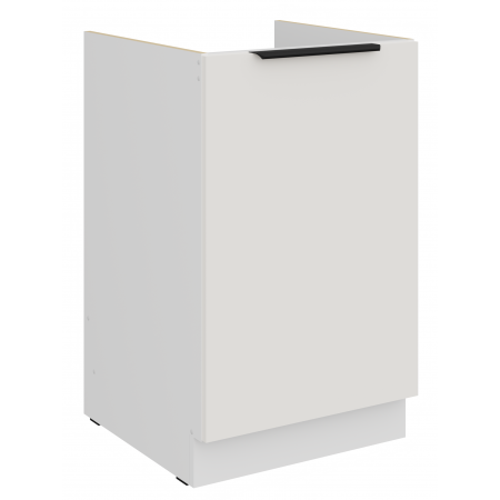 Szafka pod zlew 50 cm AURO 50 ZL 1F BB biały mat